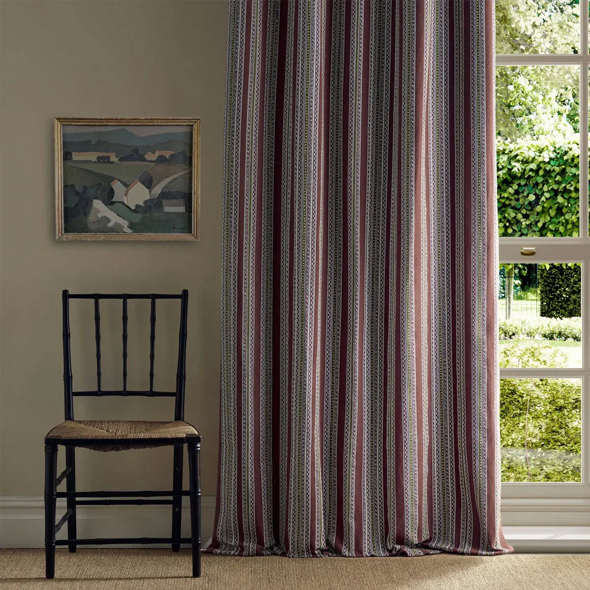 Bexleyheath Stripe Fabric - Morris & Co