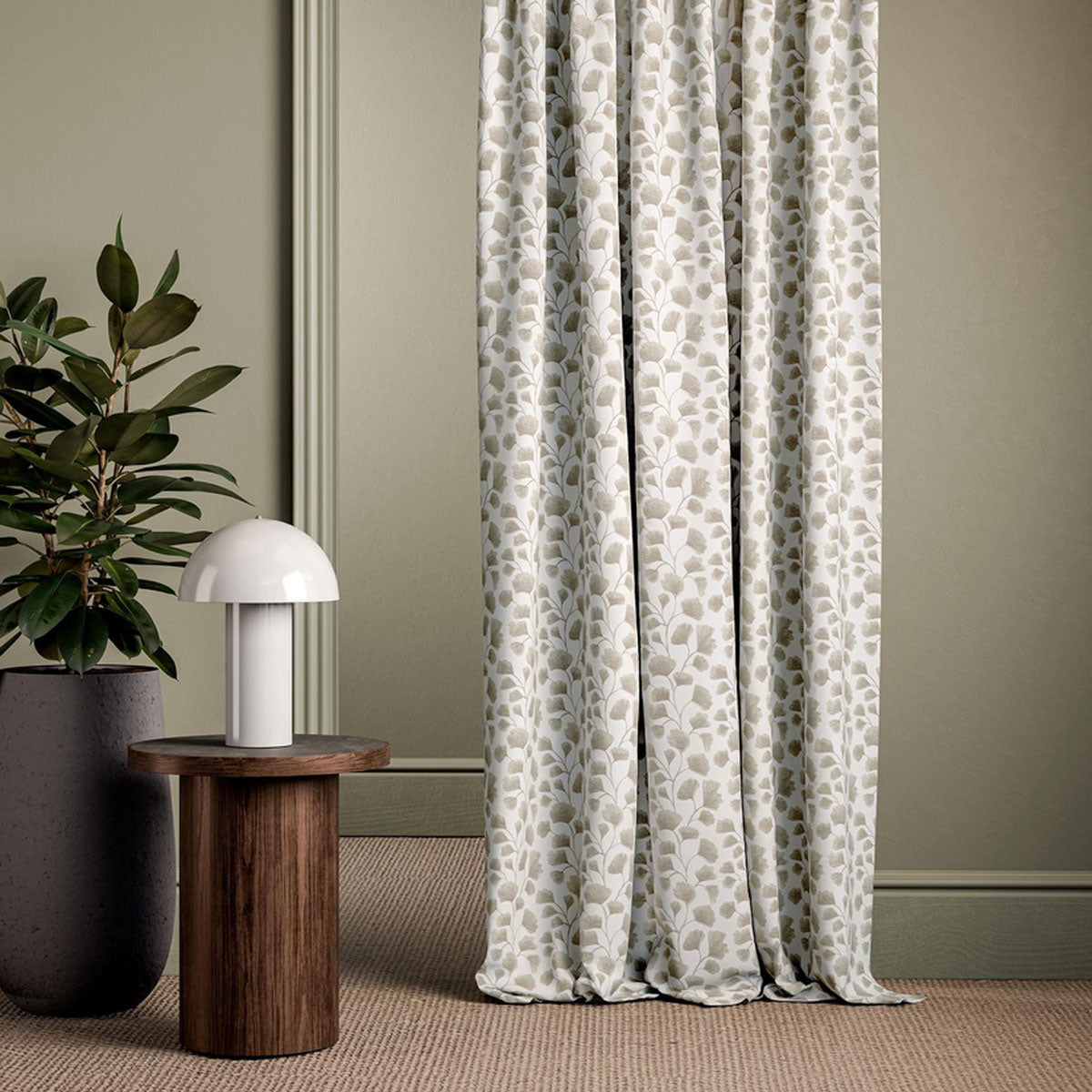 Clarke & Clarke Biloba fabric – Pebble (3)