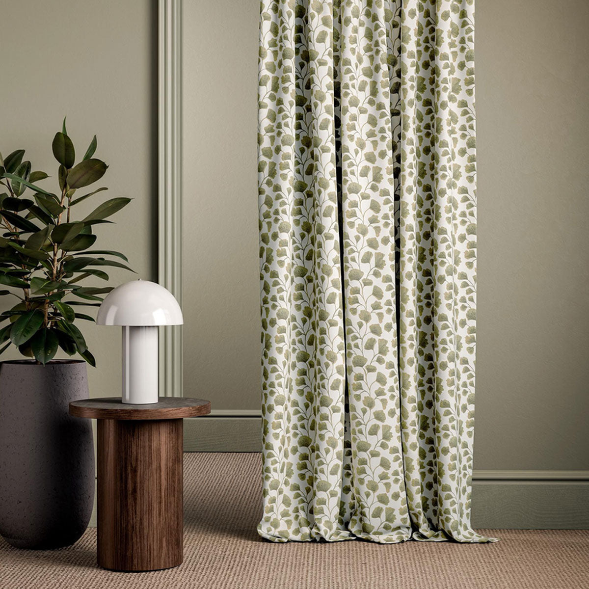 Clarke & Clarke Biloba fabric – Sage (3)