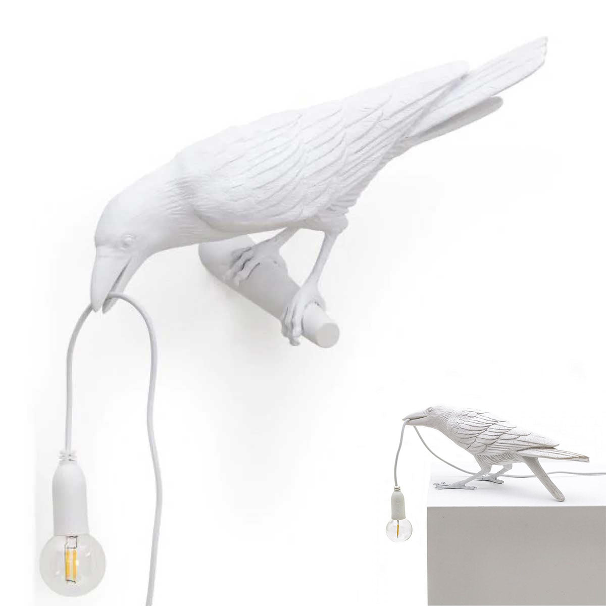 Bird Lamp White - Seletti