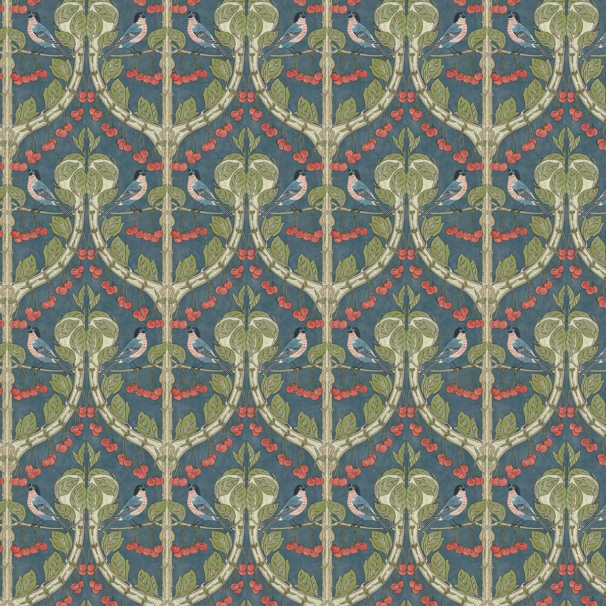 GP&amp;J Baker Birds &amp; Cherries Wallpaper