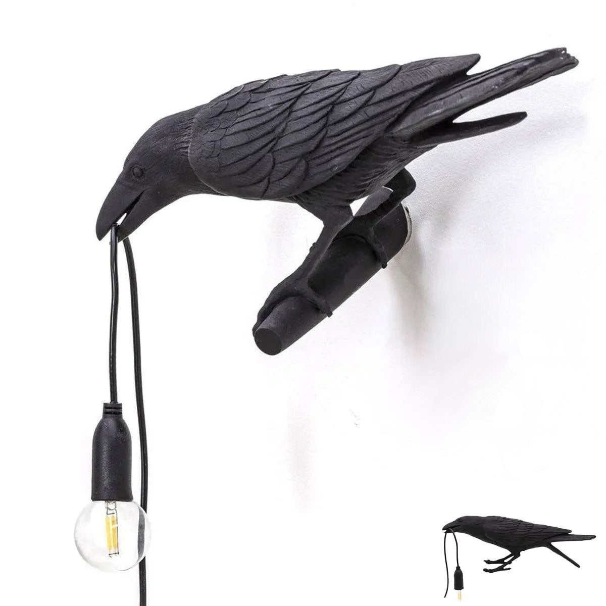 Bird Lamp Black - Seletti