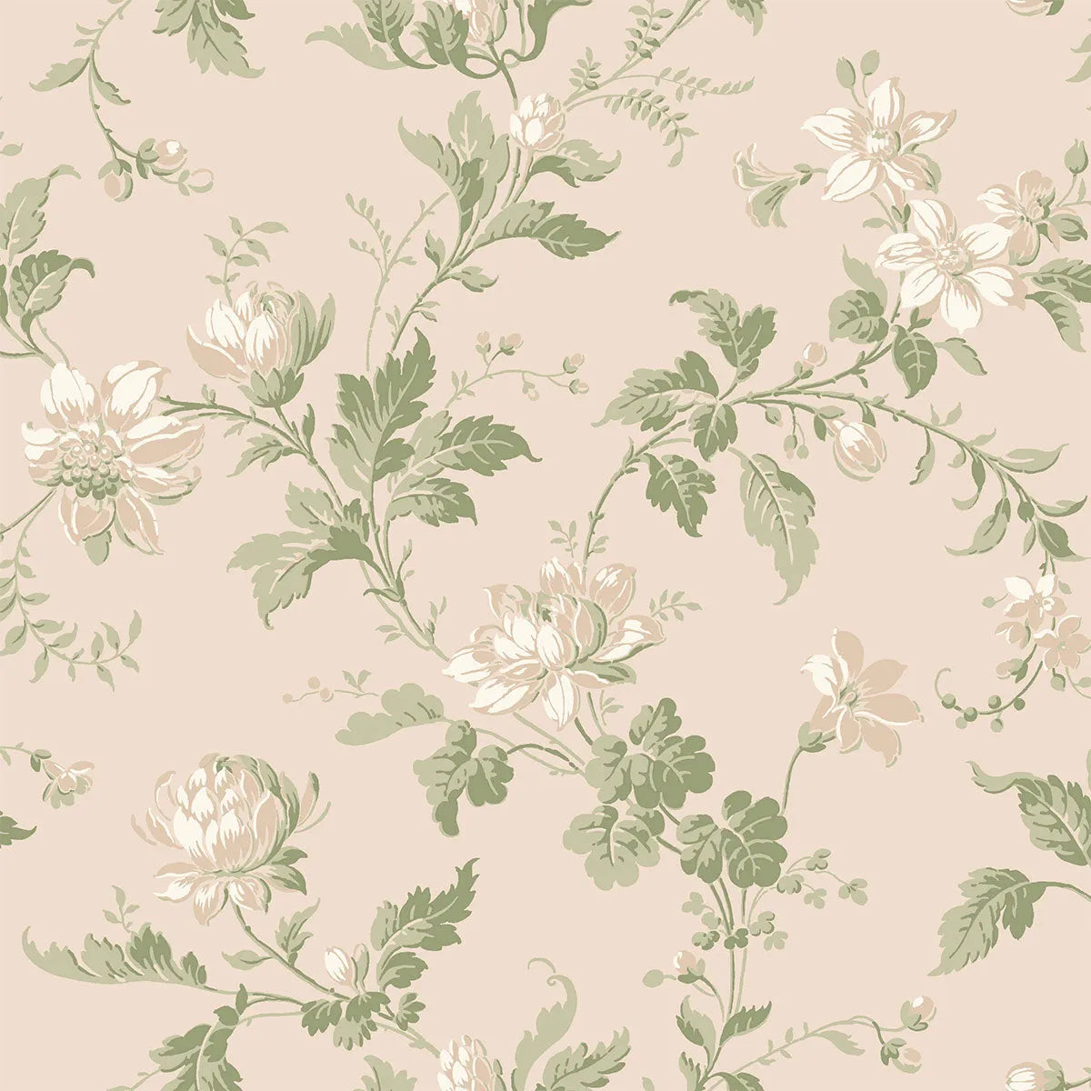 Blomslinga Wallpaper - Borastapeter