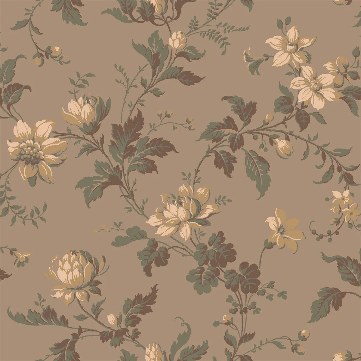 Blomslinga Wallpaper - Borastapeter