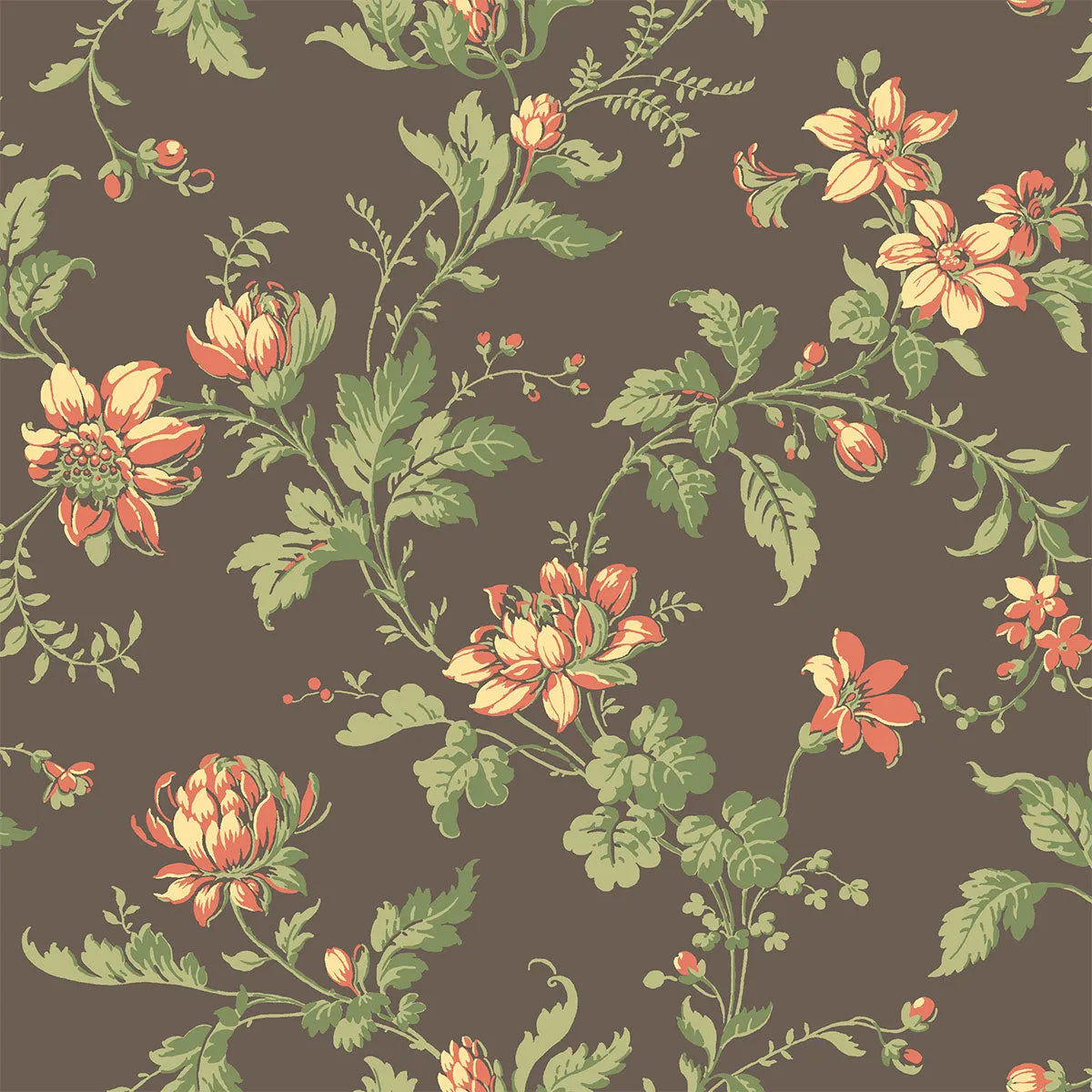 Blomslinga Wallpaper - Borastapeter