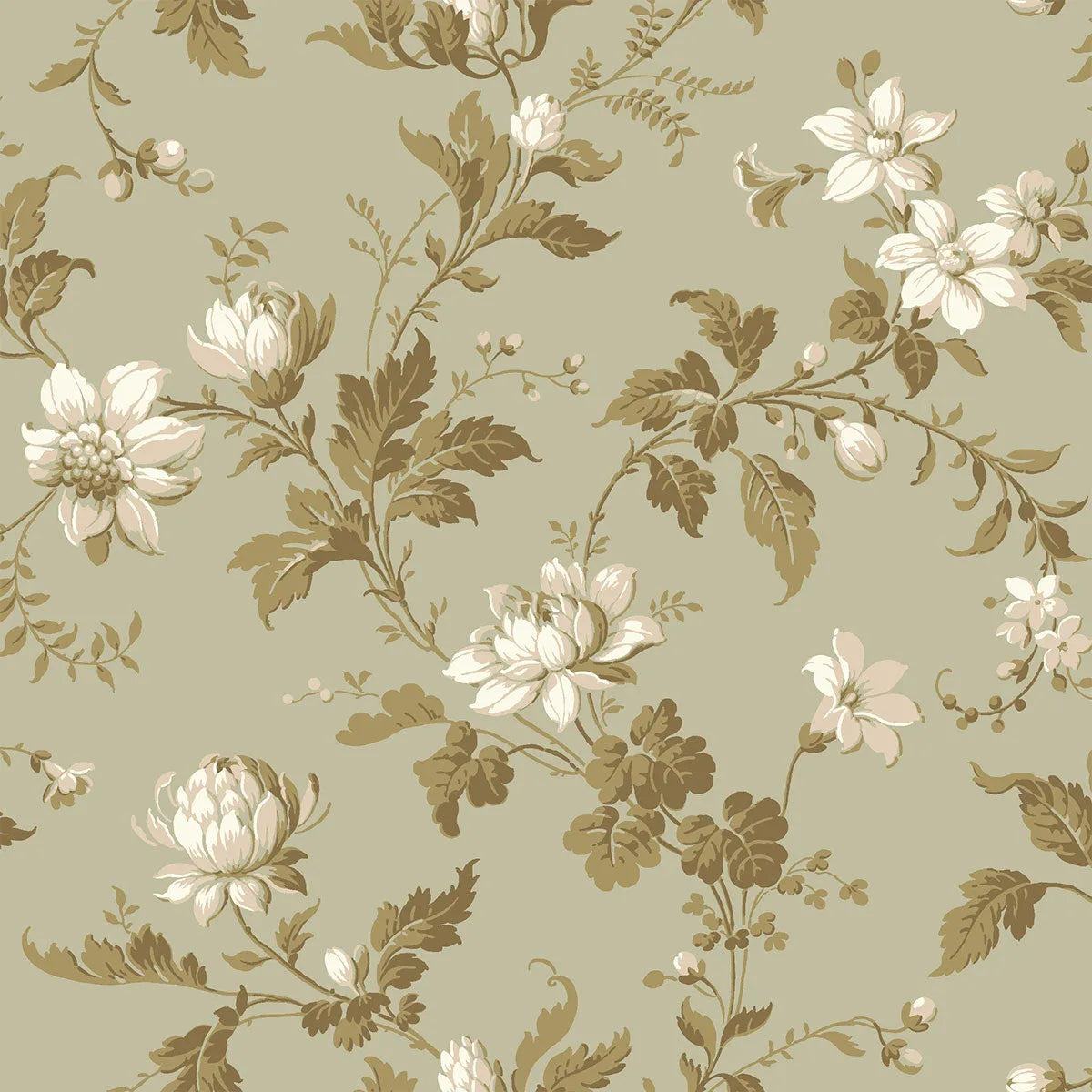 Blomslinga Wallpaper - Borastapeter