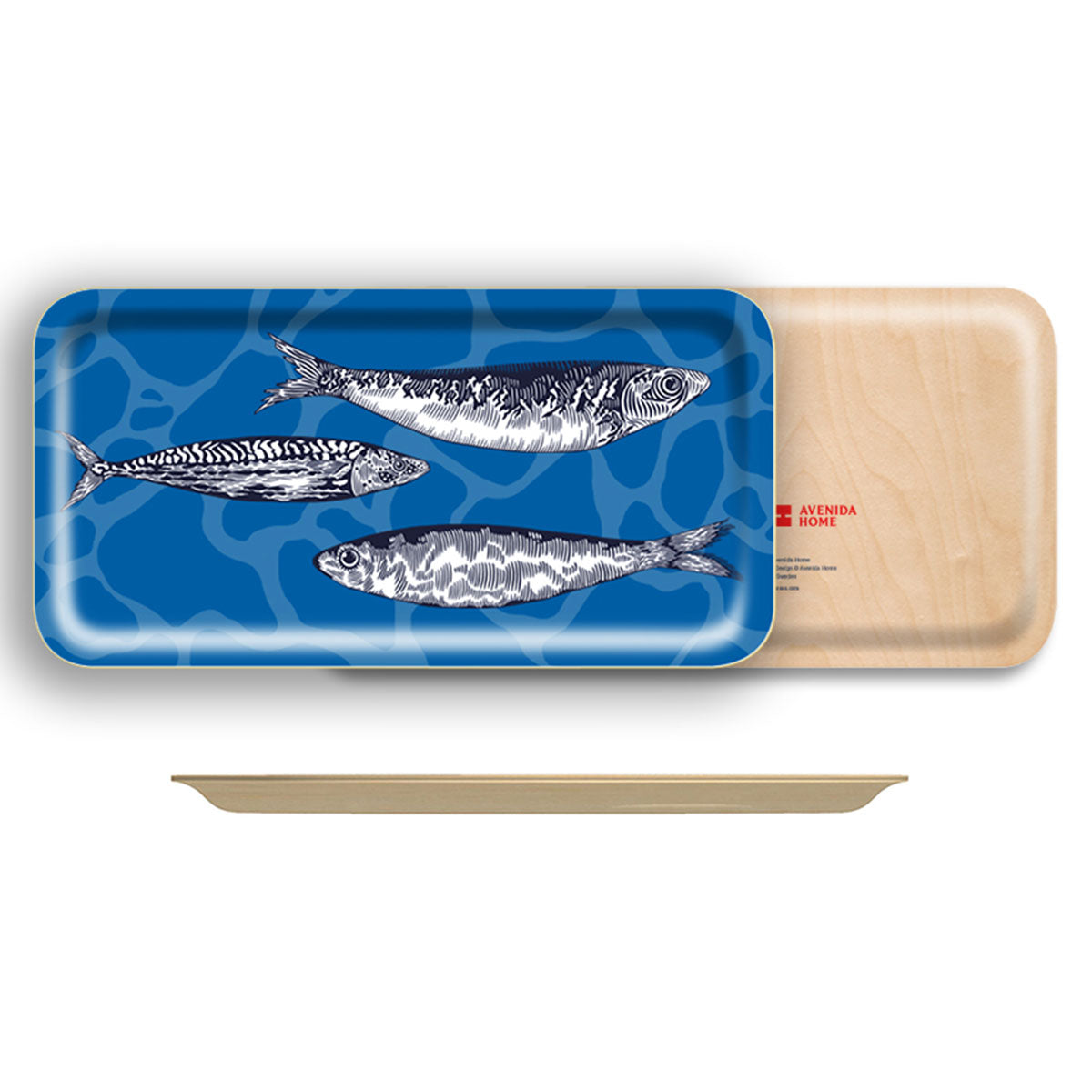 Birch Wood Narrow Tray - Avenida Home