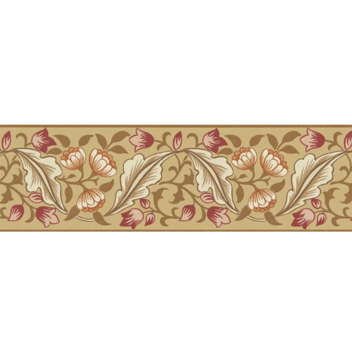 Bluebell & Peony Border Wallpaper - Morris & Co