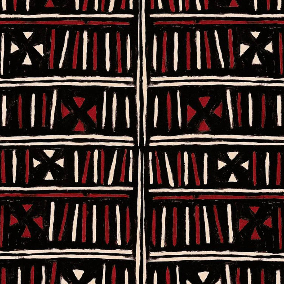 Bogolanfini Recoloured Wallpaper - Mind The Gap