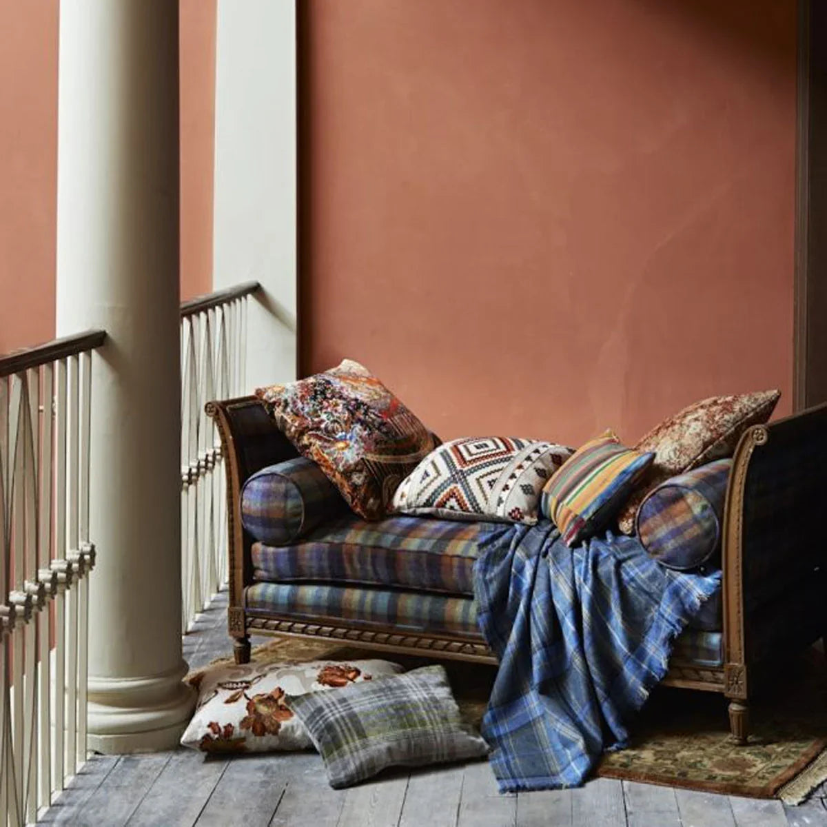 Bohemian Stripe Fabric - Mulberry Home