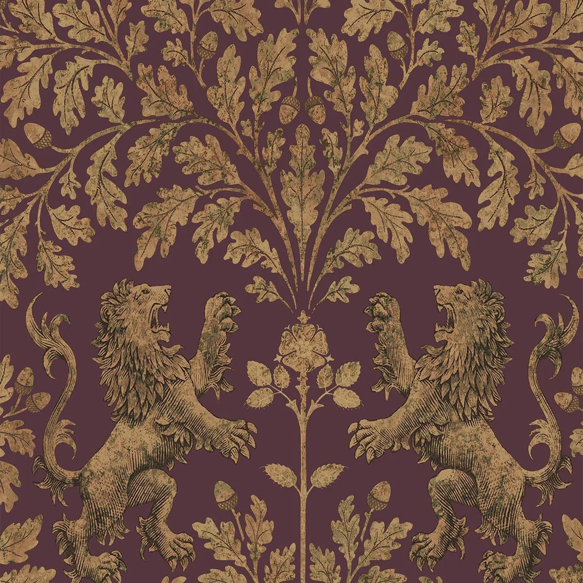 Boscobel Oak Wallpaper - Cole & Son