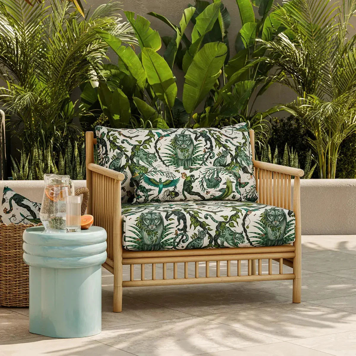 Bosque Dreams Indoor Outdoor Fabric - Clarke & Clarke X Emma Shipley