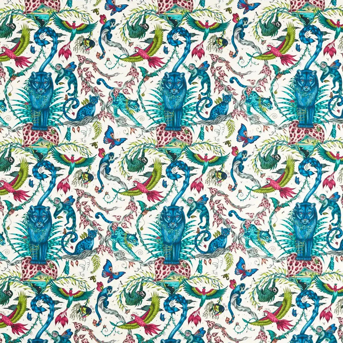 Bosque Dreams Indoor Outdoor Fabric - Clarke & Clarke X Emma Shipley