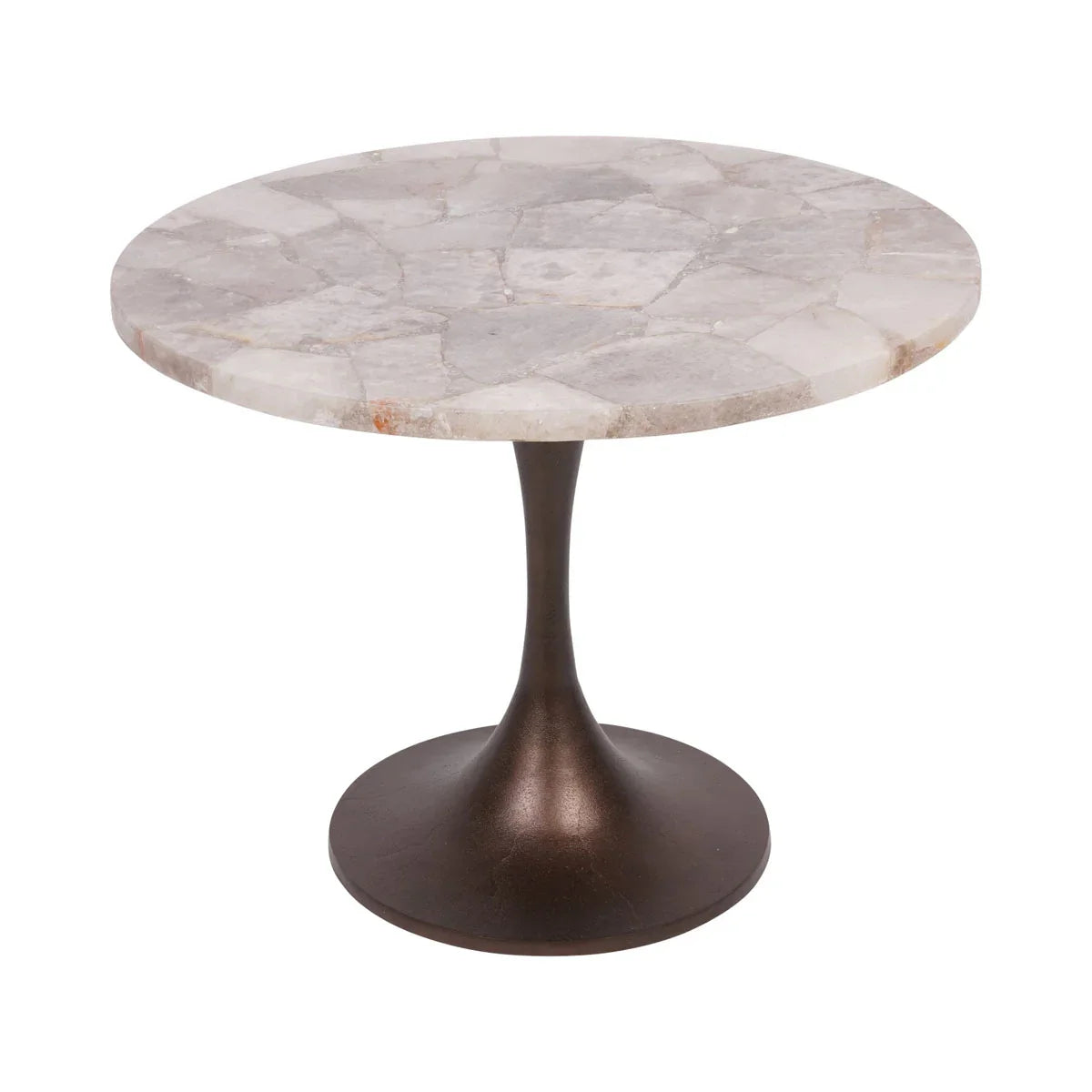 Bosworth Smokey Quartz Side Table - Courthouse Furniture