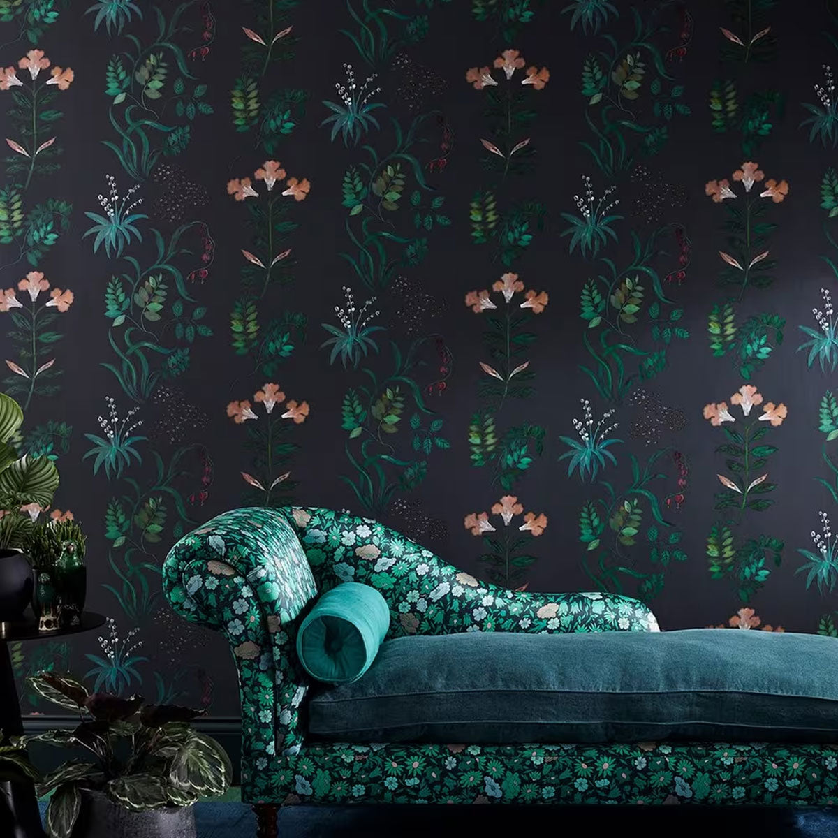 Botanical Stripe Wallpaper - Liberty