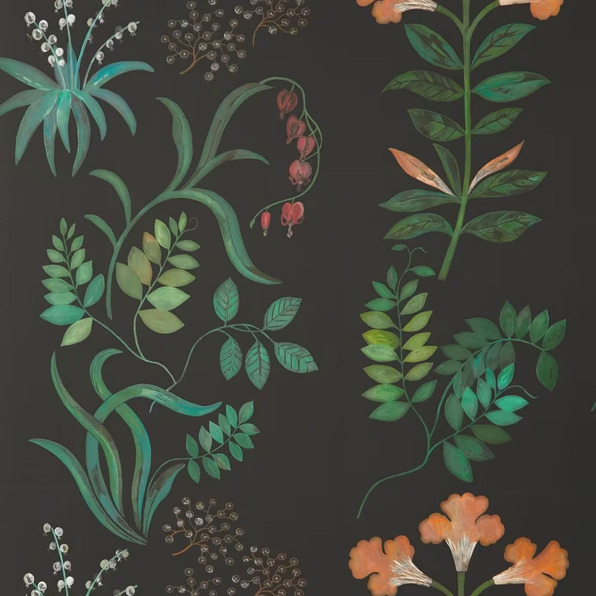 Botanical Stripe Wallpaper - Liberty