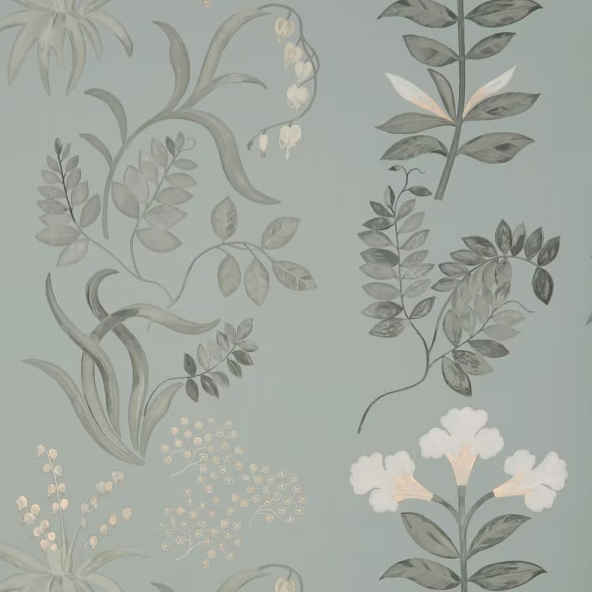 Botanical Stripe Wallpaper - Liberty