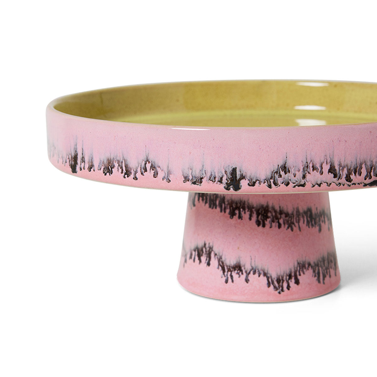 70s Ceramics Bowl On Base - HKLIVING