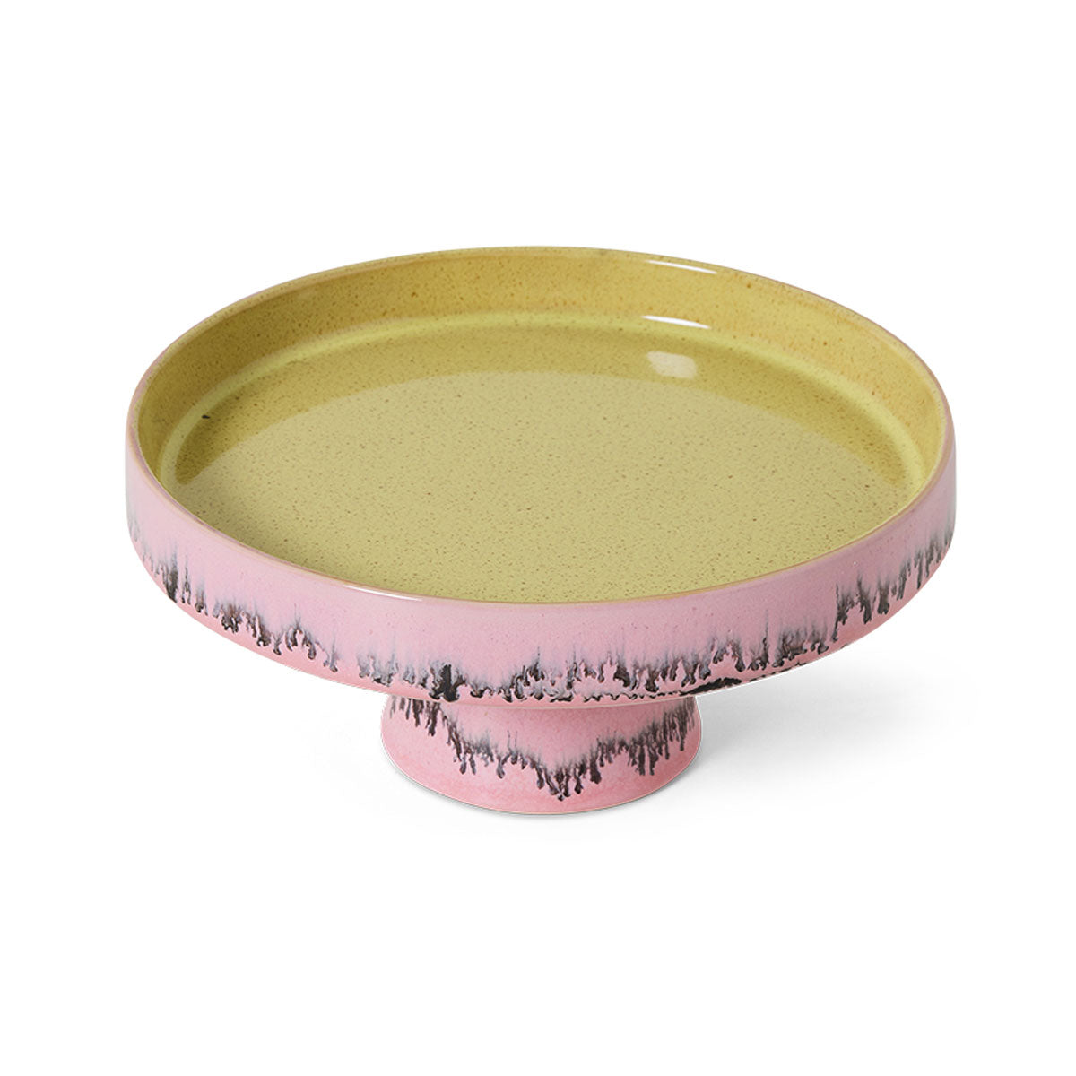 70s Ceramics Bowl On Base - HKLIVING