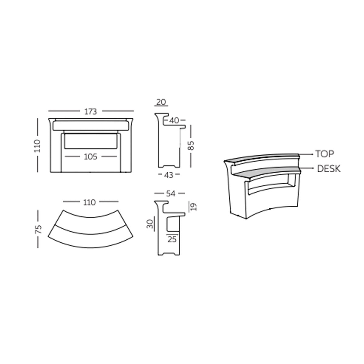 Break Bar Table - Slide Design