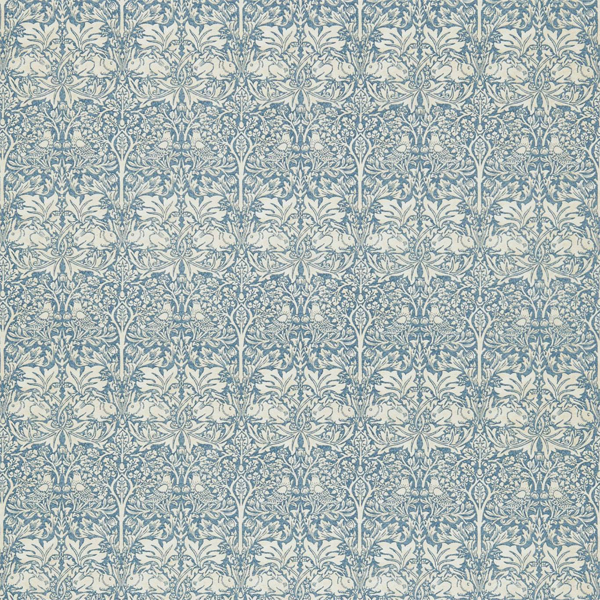 Morris &amp; Co &#39;Brer Rabbit - Slate/Vellum&#39; Fabric