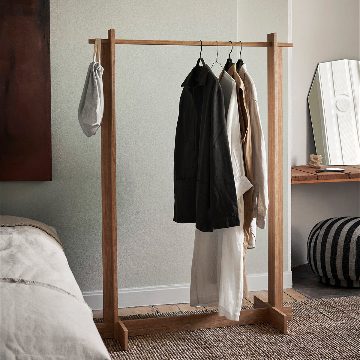 Bridge Clothes Rack - Oiled Oak - ferm LIVING