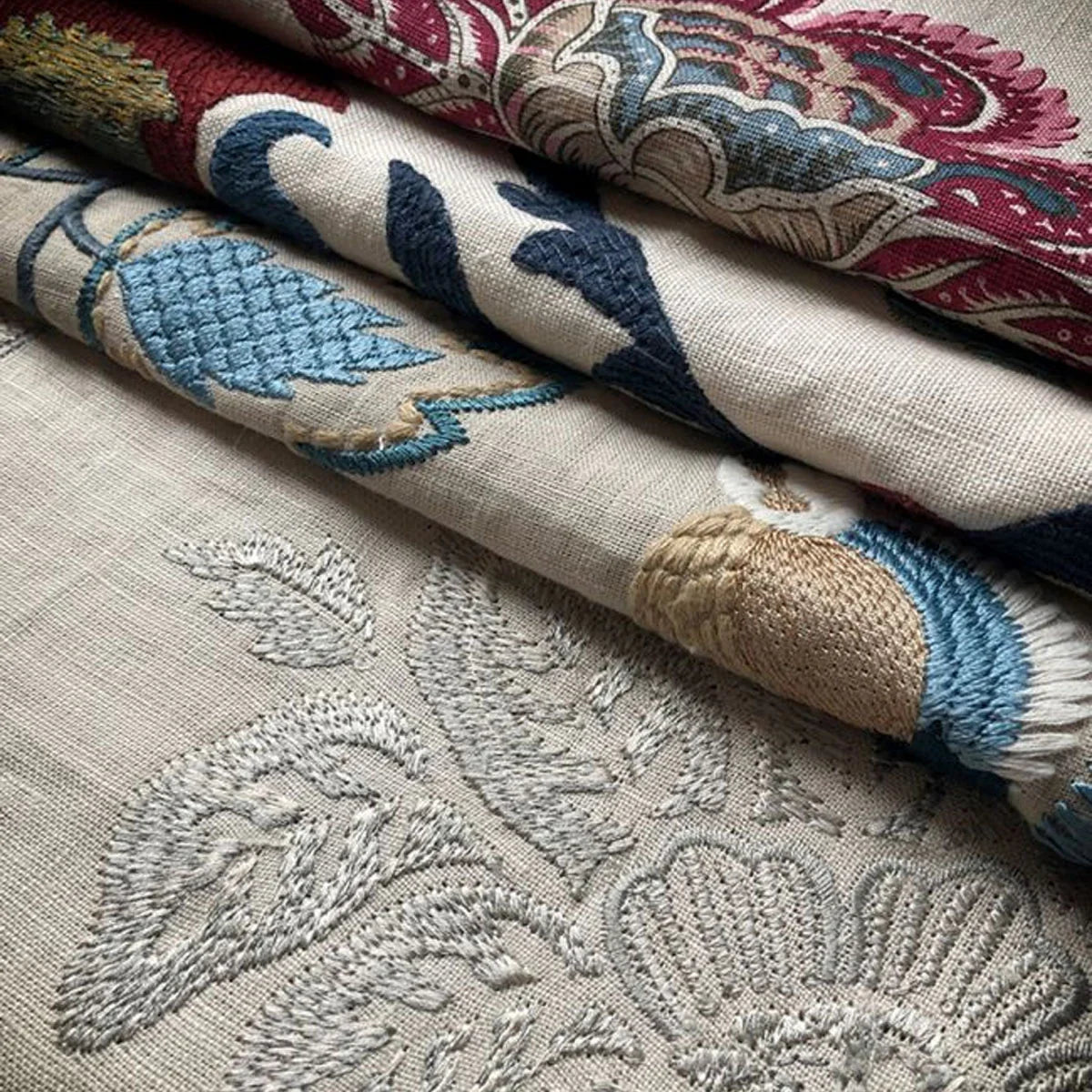 Portobello Burford Embroidery Fabric - GP&J Baker