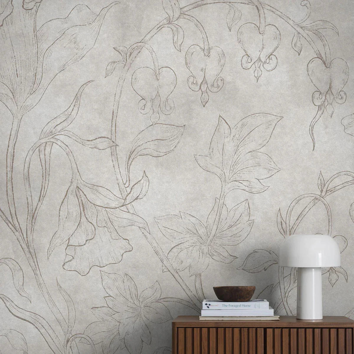 Burning Heart Mural Wallpaper - Borastapeter