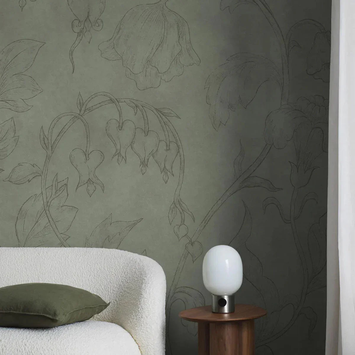 Burning Heart Mural Wallpaper - Borastapeter