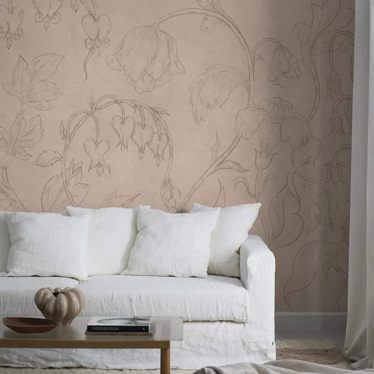 Burning Heart Mural Wallpaper - Borastapeter