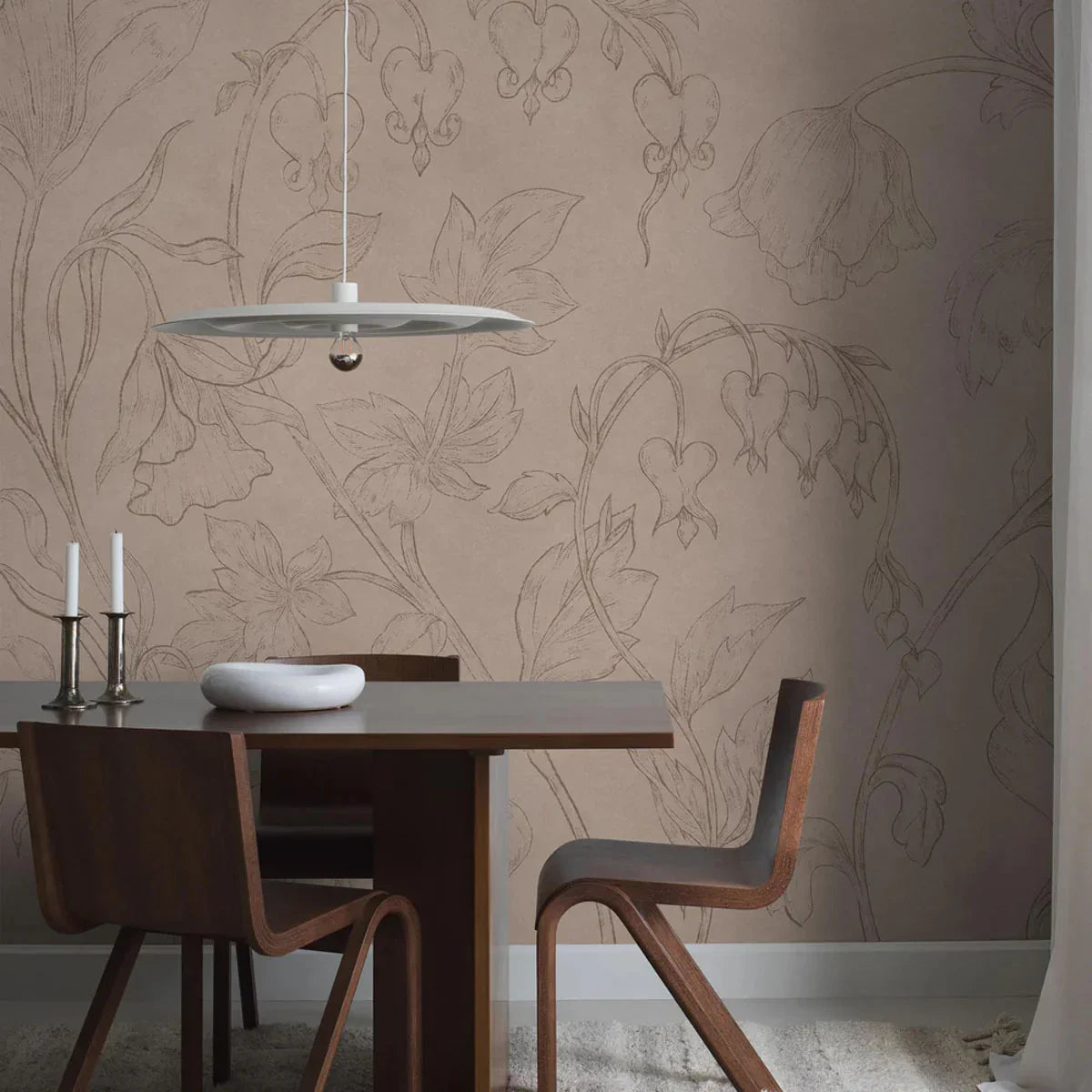 Burning Heart Mural Wallpaper - Borastapeter