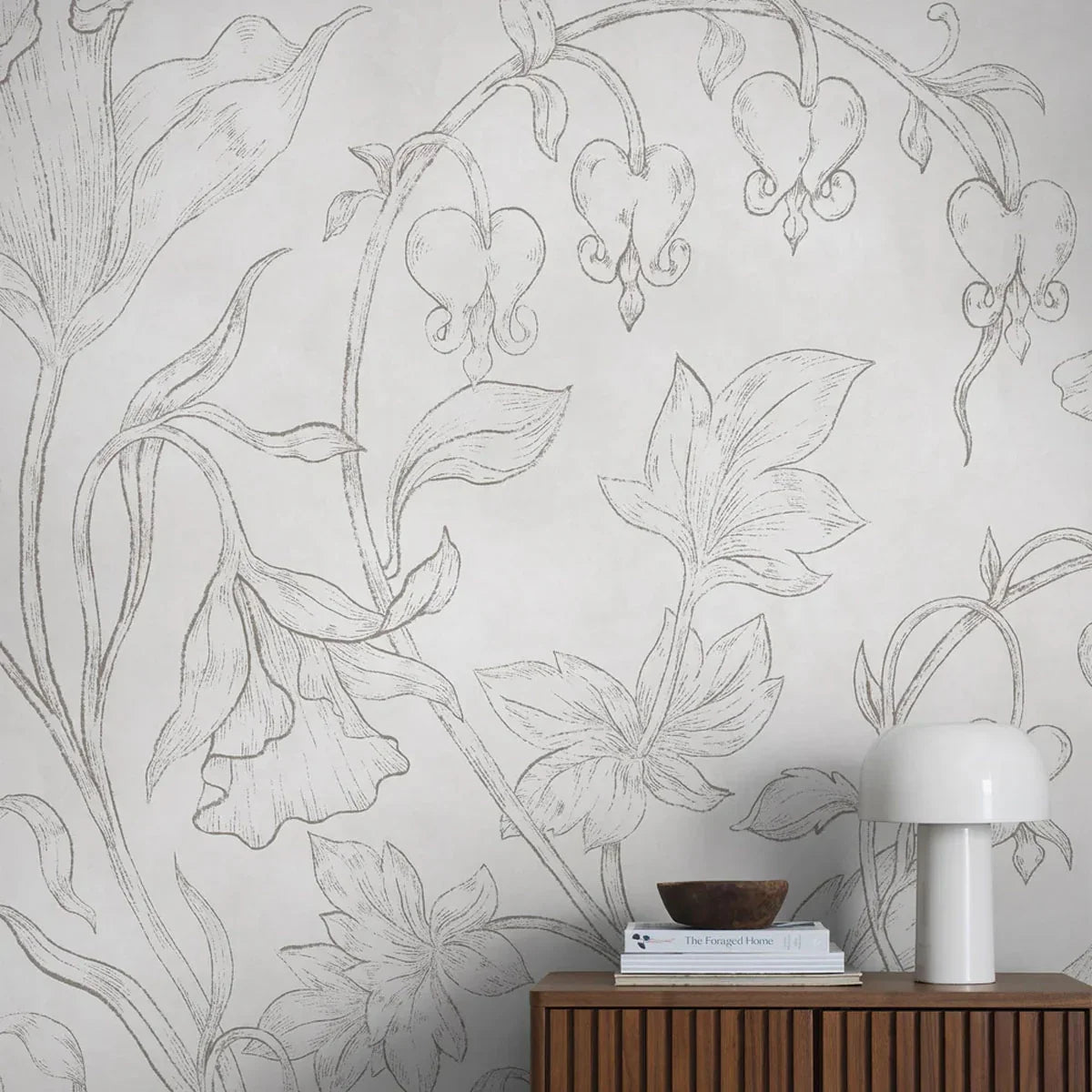Burning Heart Mural Wallpaper - Borastapeter