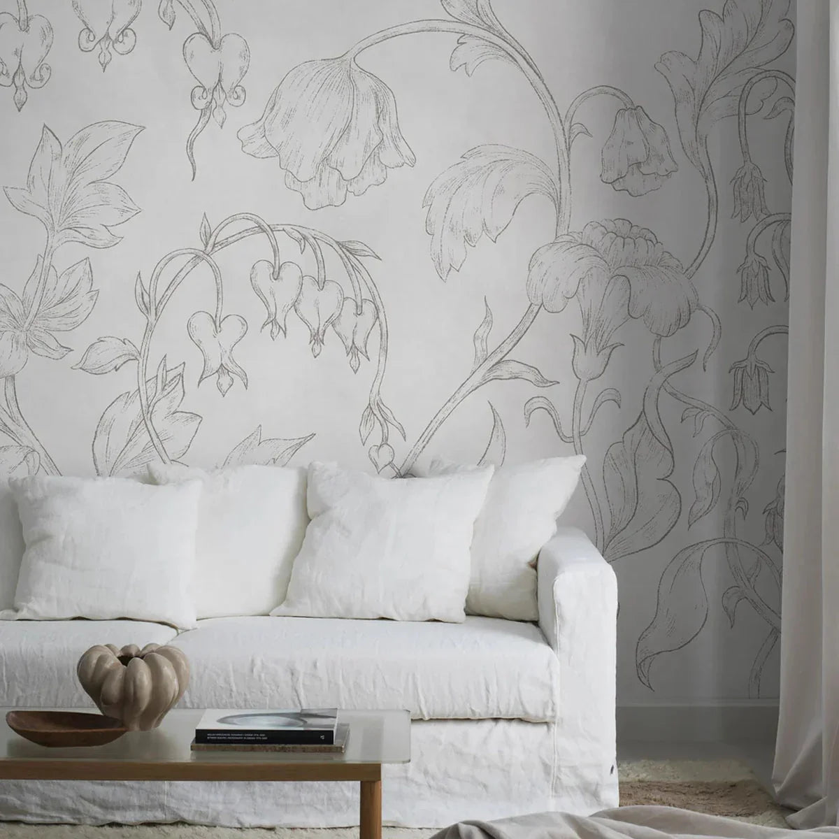 Burning Heart Mural Wallpaper - Borastapeter