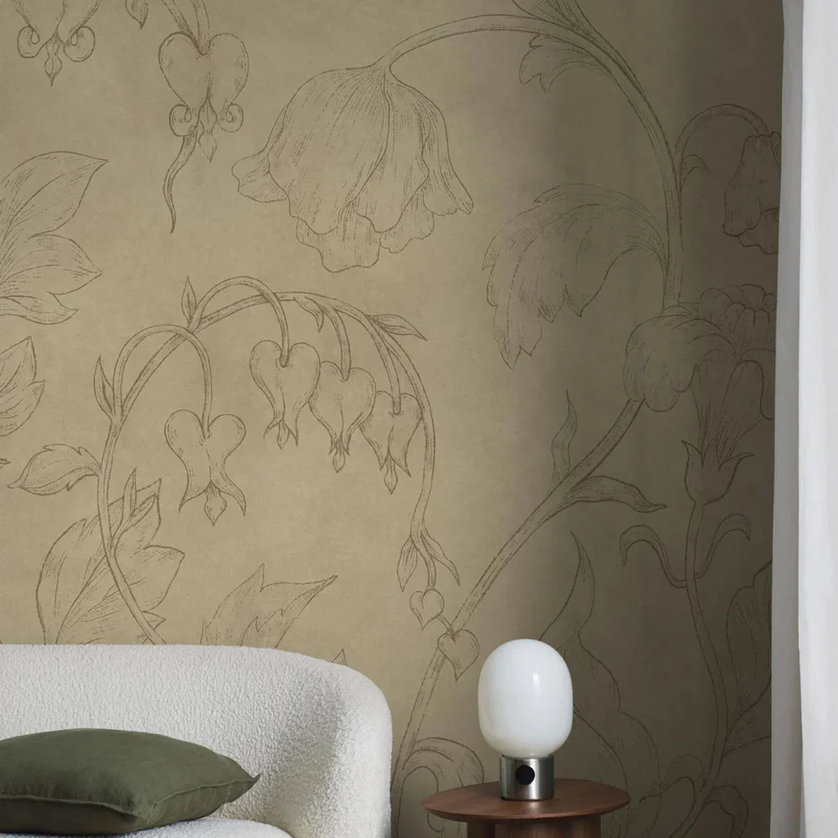 Burning Heart Mural Wallpaper - Borastapeter