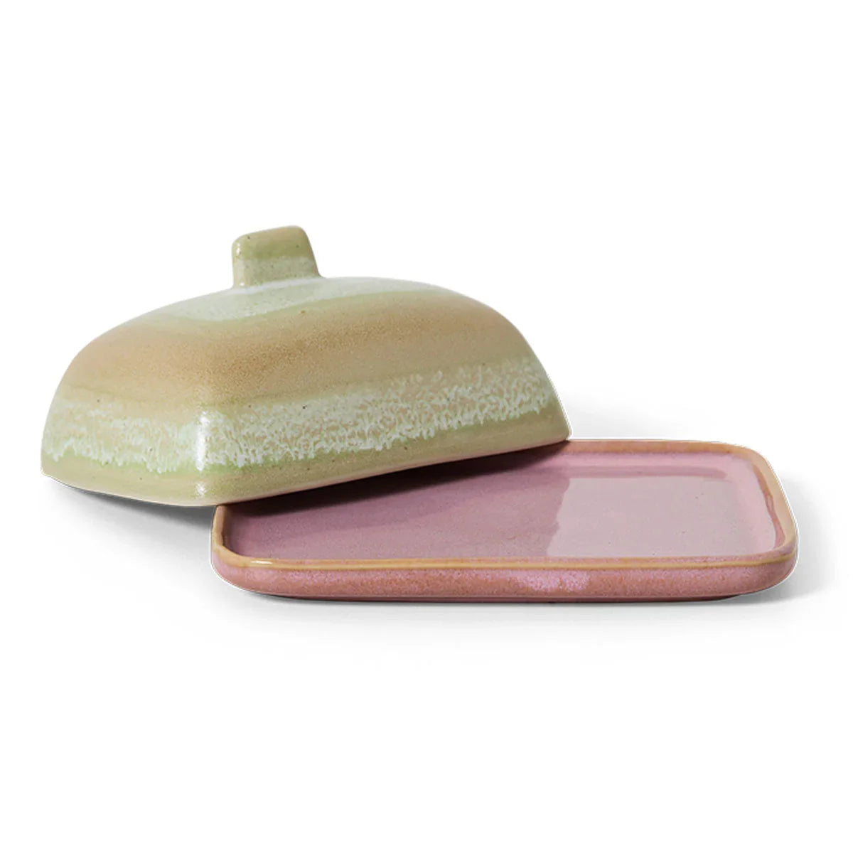 70s Ceramics Butter Dish - HKLIVING