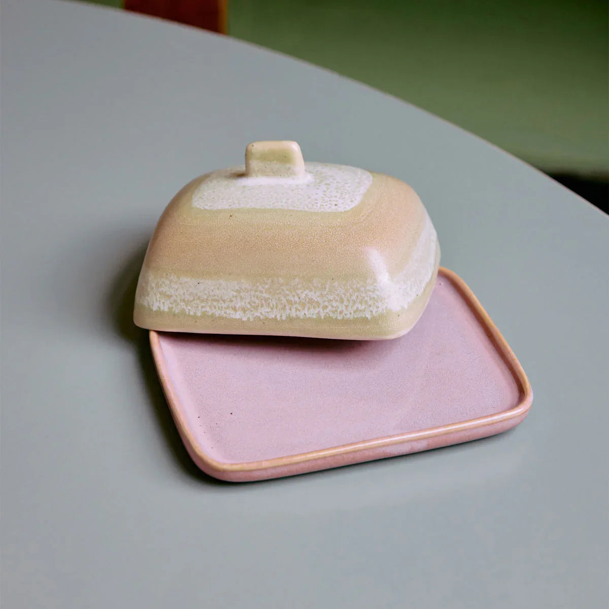 70s Ceramics Butter Dish - HKLIVING