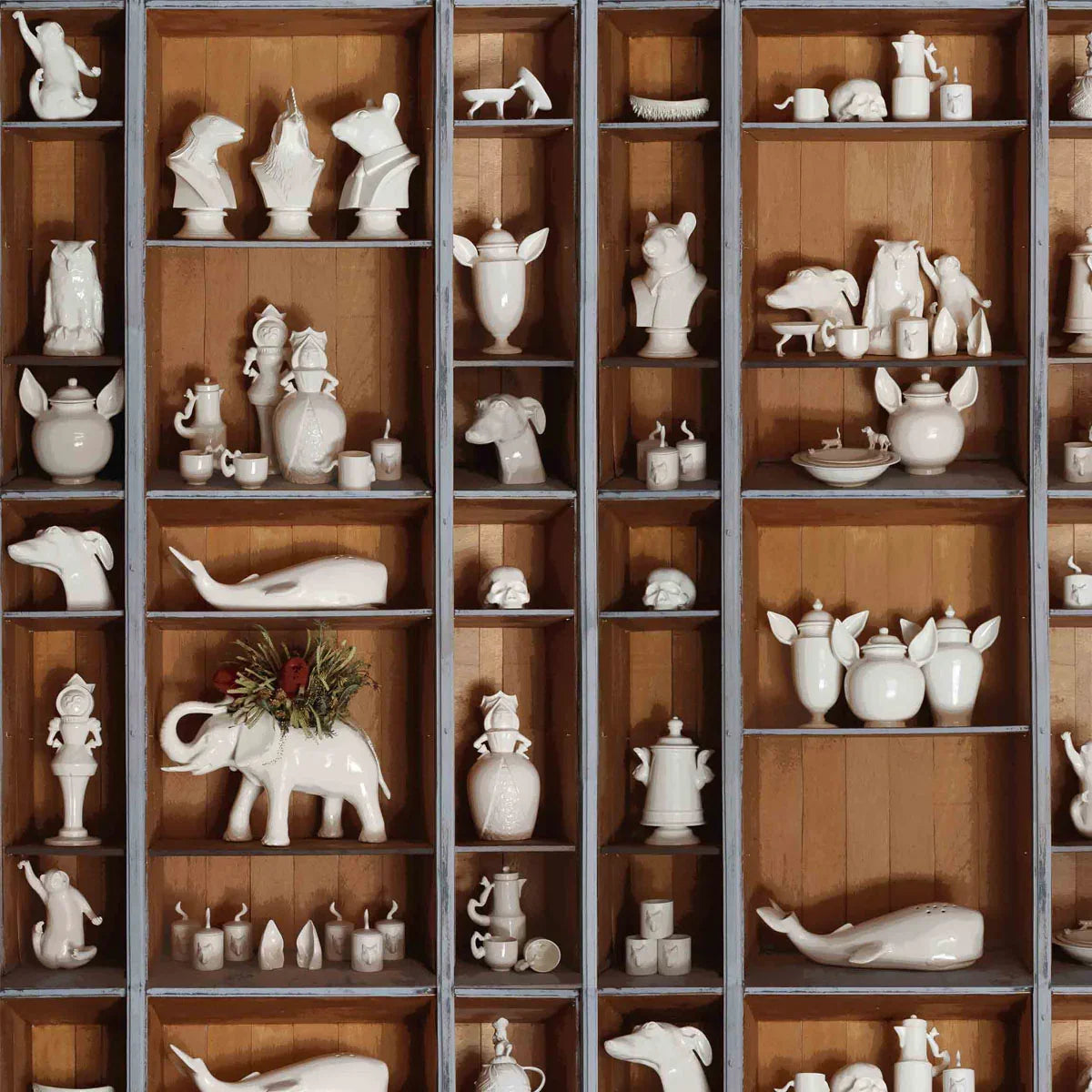 Ceramic Fauna Mural Wallpaper - Coordonne