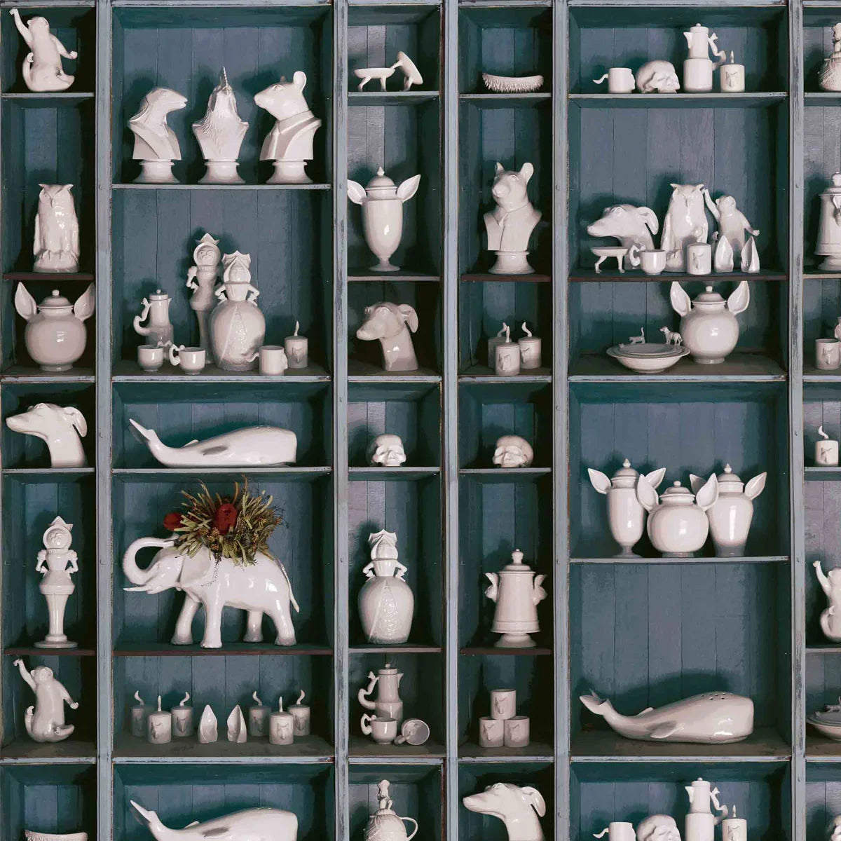 Ceramic Fauna Mural Wallpaper - Coordonne