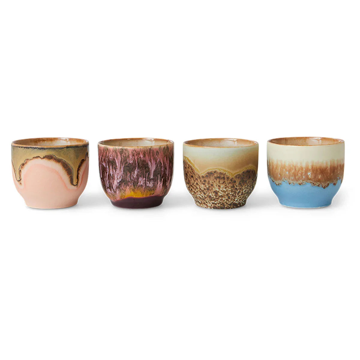 70s Ceramics Cups - HKLIVING