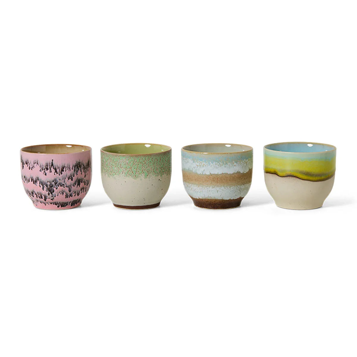 70s Ceramics Cups - HKLIVING