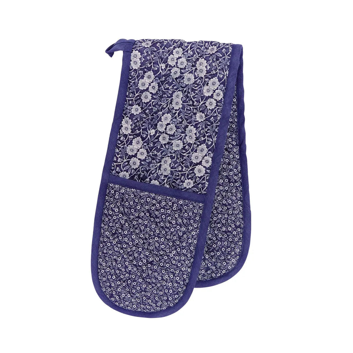 Calico Double Oven Gloves - Burleigh