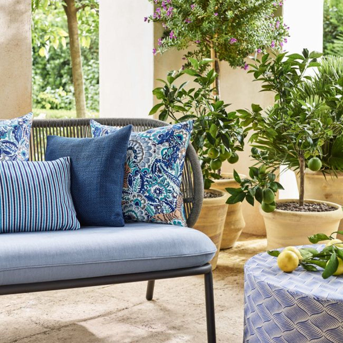 Candy Stripe Outdoor Fabric - Liberty