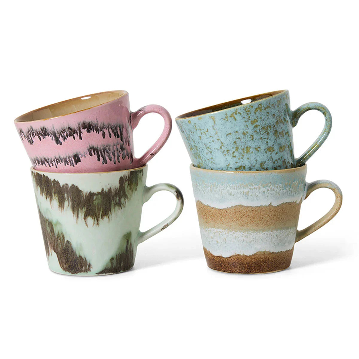 70s Ceramics Mugs - HKLIVING