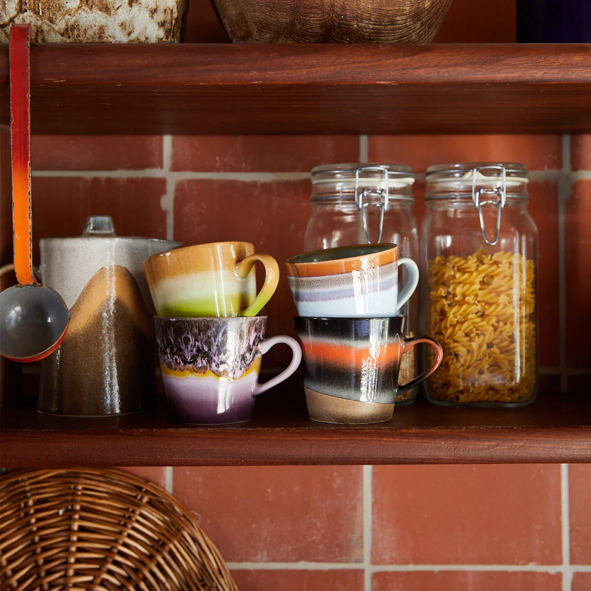 70s Ceramics Mugs - HKLIVING