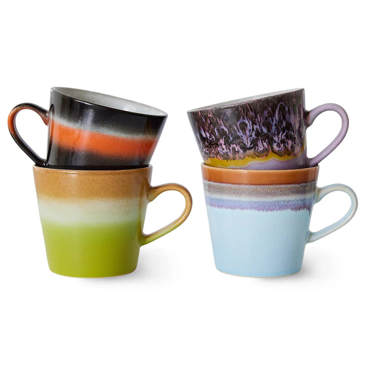 70s Ceramics Mugs - HKLIVING
