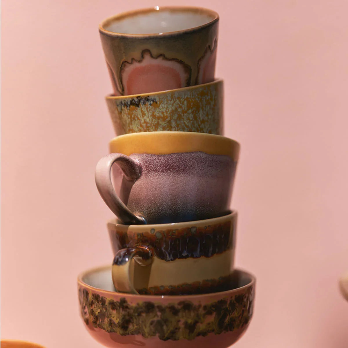 70s Ceramics Mugs - HKLIVING