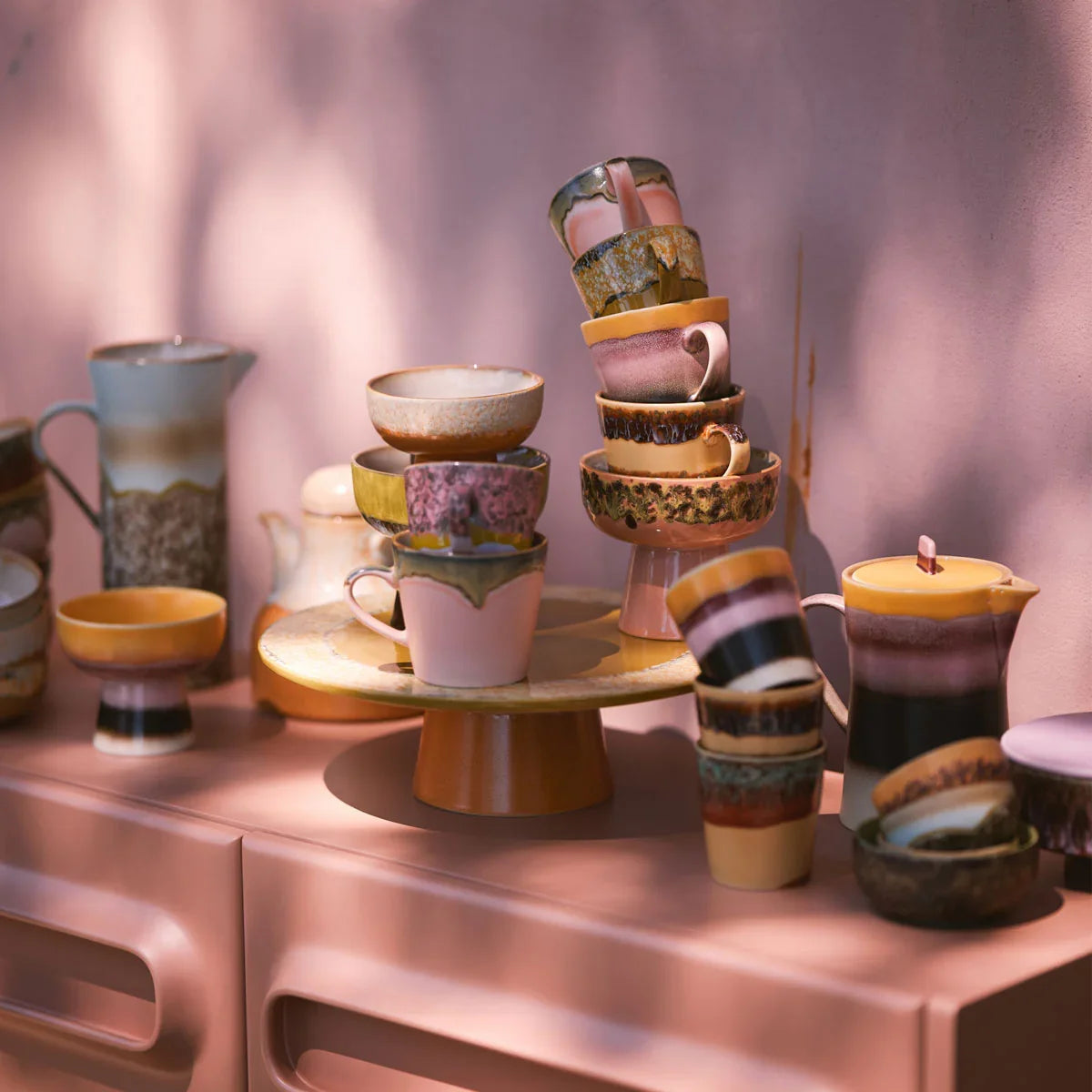 70s Ceramics Mugs - HKLIVING