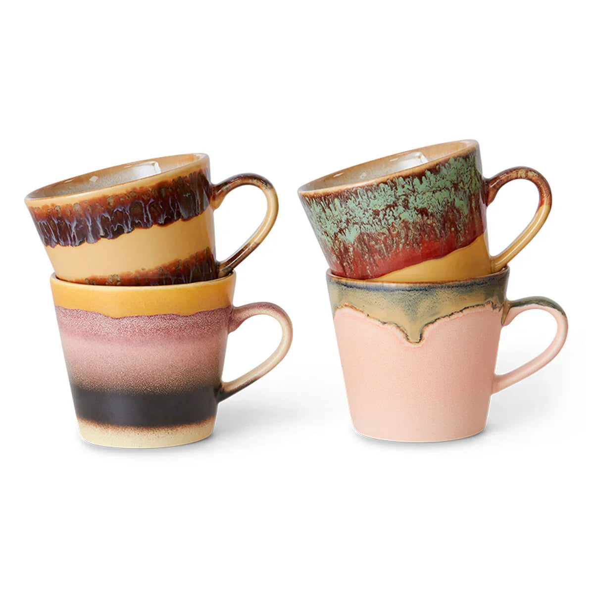 70s Ceramics Mugs - HKLIVING