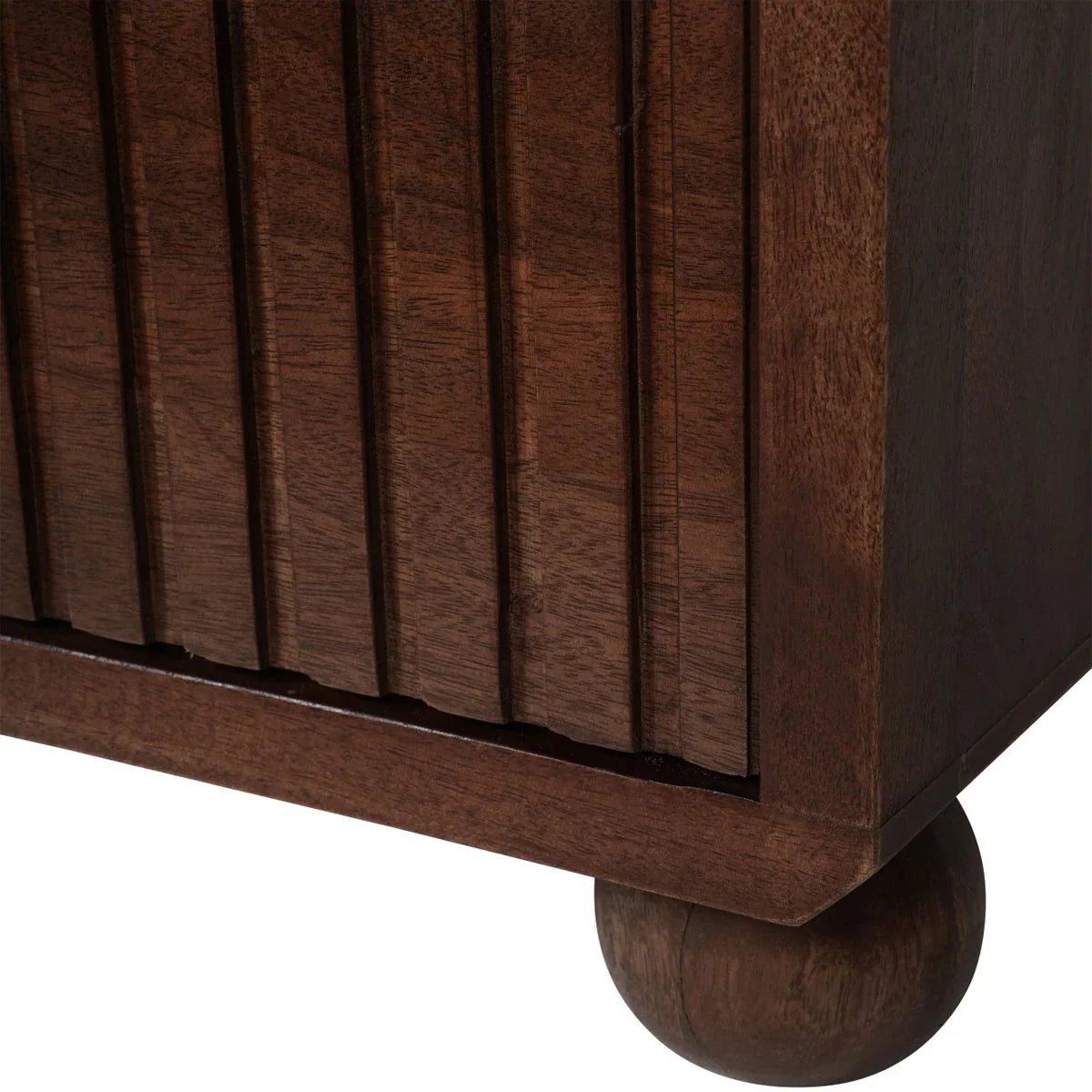 Carmel Wooden 6 Drawer Chest with Marble Top - Courthouse Furniture