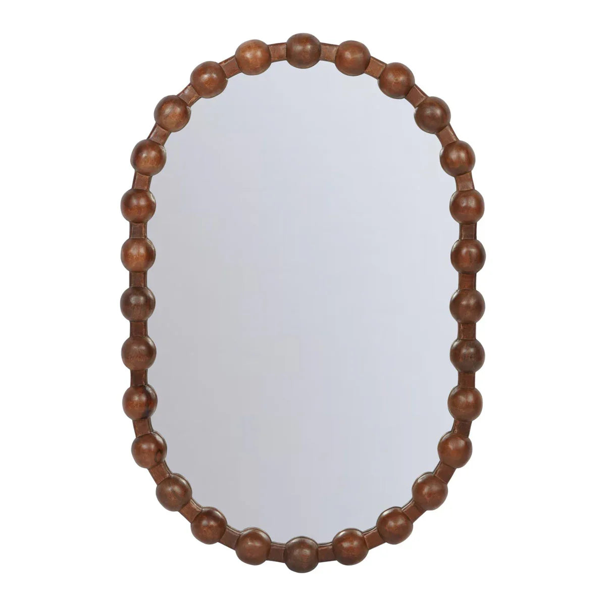 Carmel Oval Wooden Carved Mirror - Courthouse Furniture